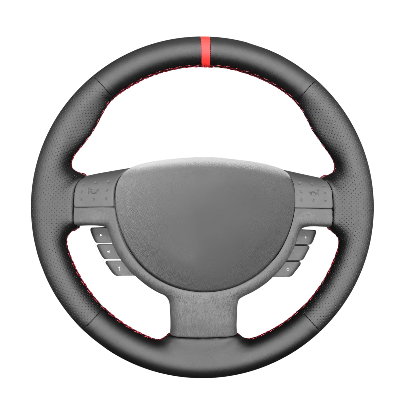 MEWANT Idealnie dopasowany pokrowiec na kierownicę do modelu Opel Corsa | Opel Corsa C Combo C Vauxhall Corsa C Holden Barina Tigra Oddychający Do Podgrzewanych Kierownic Trwały
