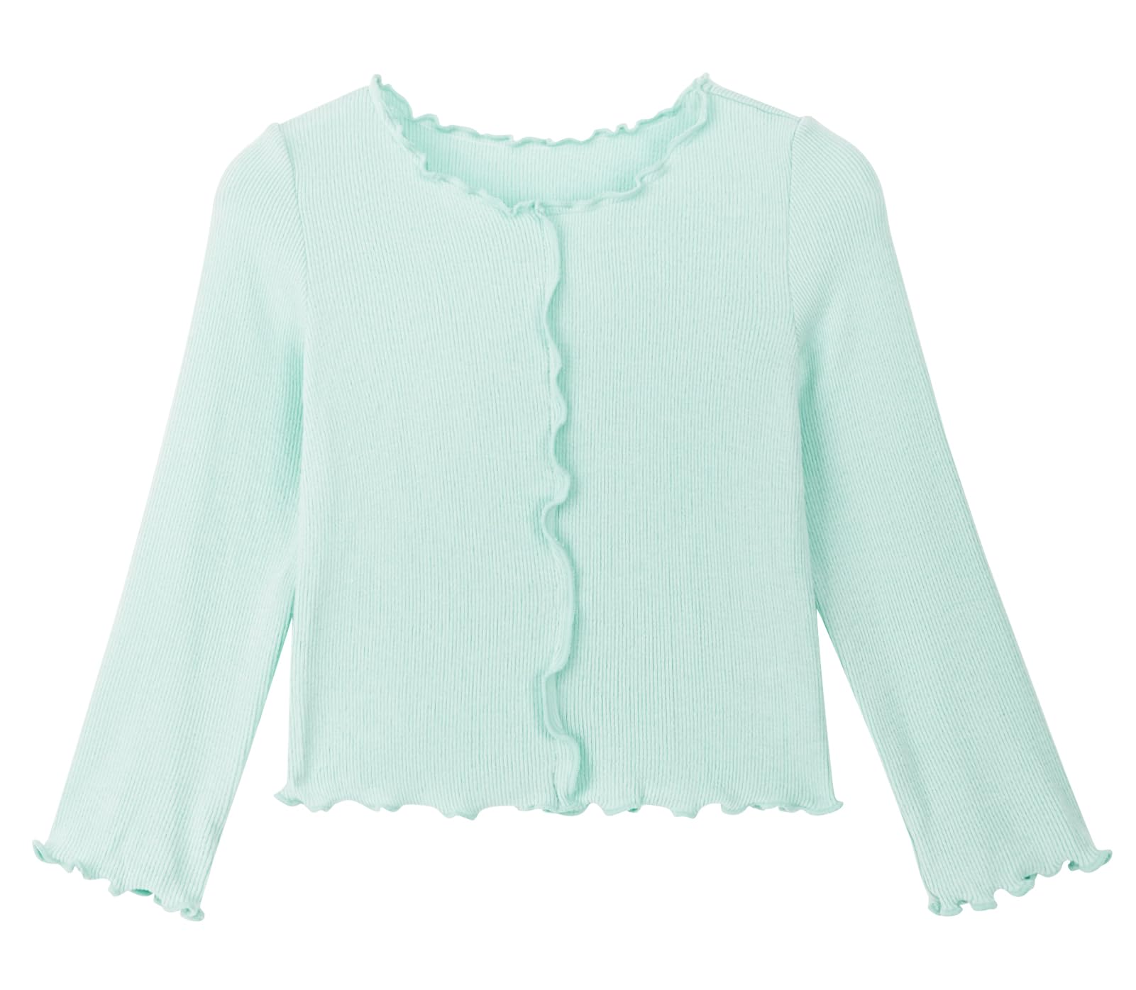 SEAUR Mädchen Ballett Tanz Tops Langarm Strickwaren Bolero Cardigan Shrug Mädchen Button Down Pullover Leicht 4-14 Jahre