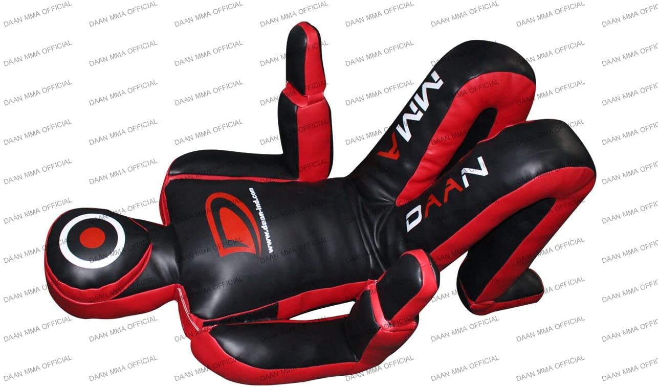 Mannequin D'entraînement Combat 180 Cm En Vinyle - Pour MMA, BJJ, Lutte - Rembourrage Non Inclus (max 45 Kg)