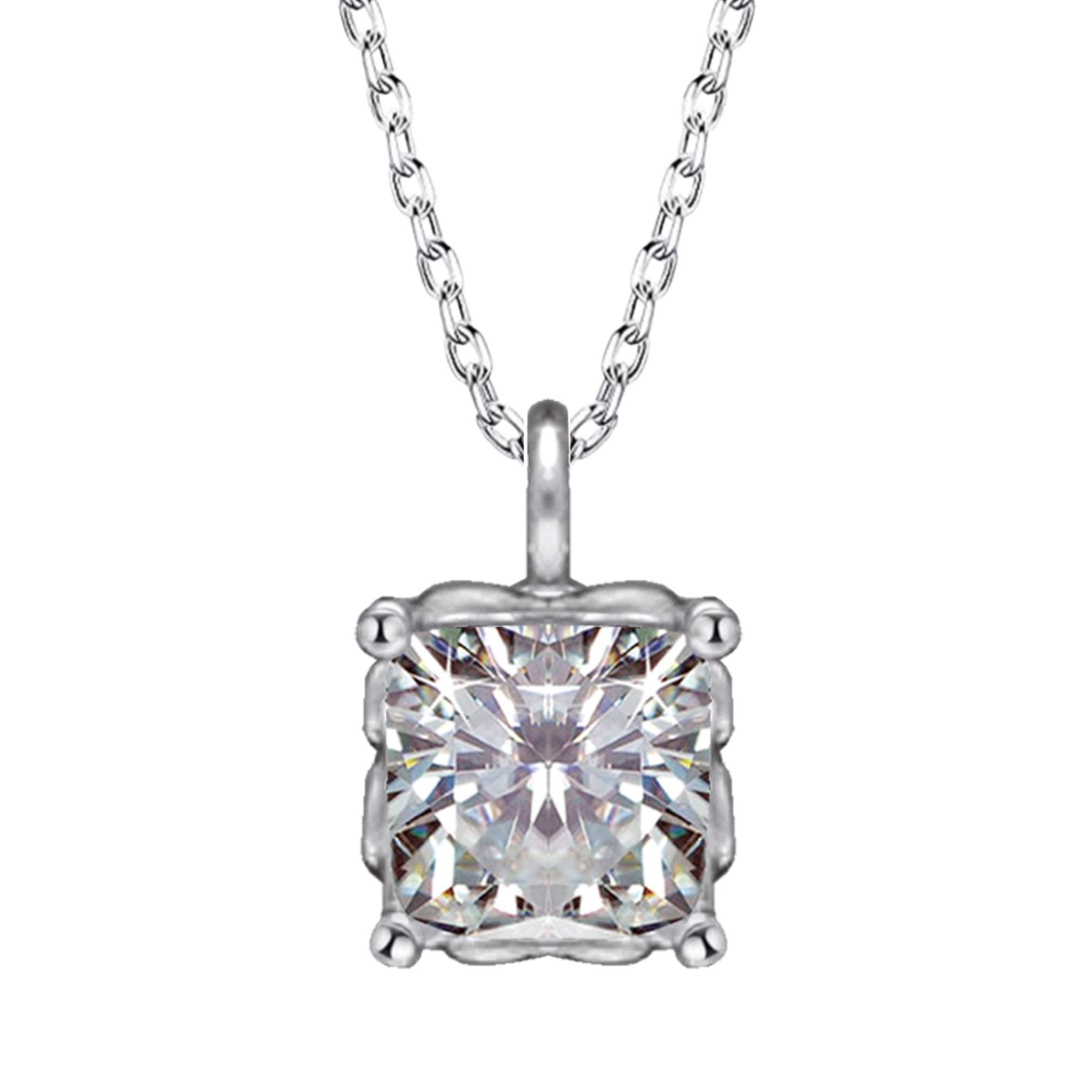 GIVA 925 Silver Zircon Square Pendant with Link Chain | Gifts for Girlfriend, Gifts for Women and Girls |With Certificate of Authenticity and 925 Stamp | 6 Month Warranty* (B08P7CK1TC) Amazon Price History, Amazon Price Tracker