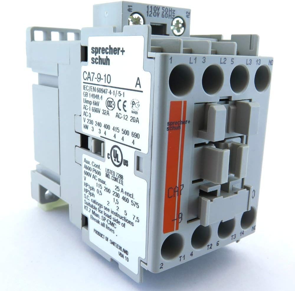 Sprecher & Schuh CA7-9-10-120 Contactor