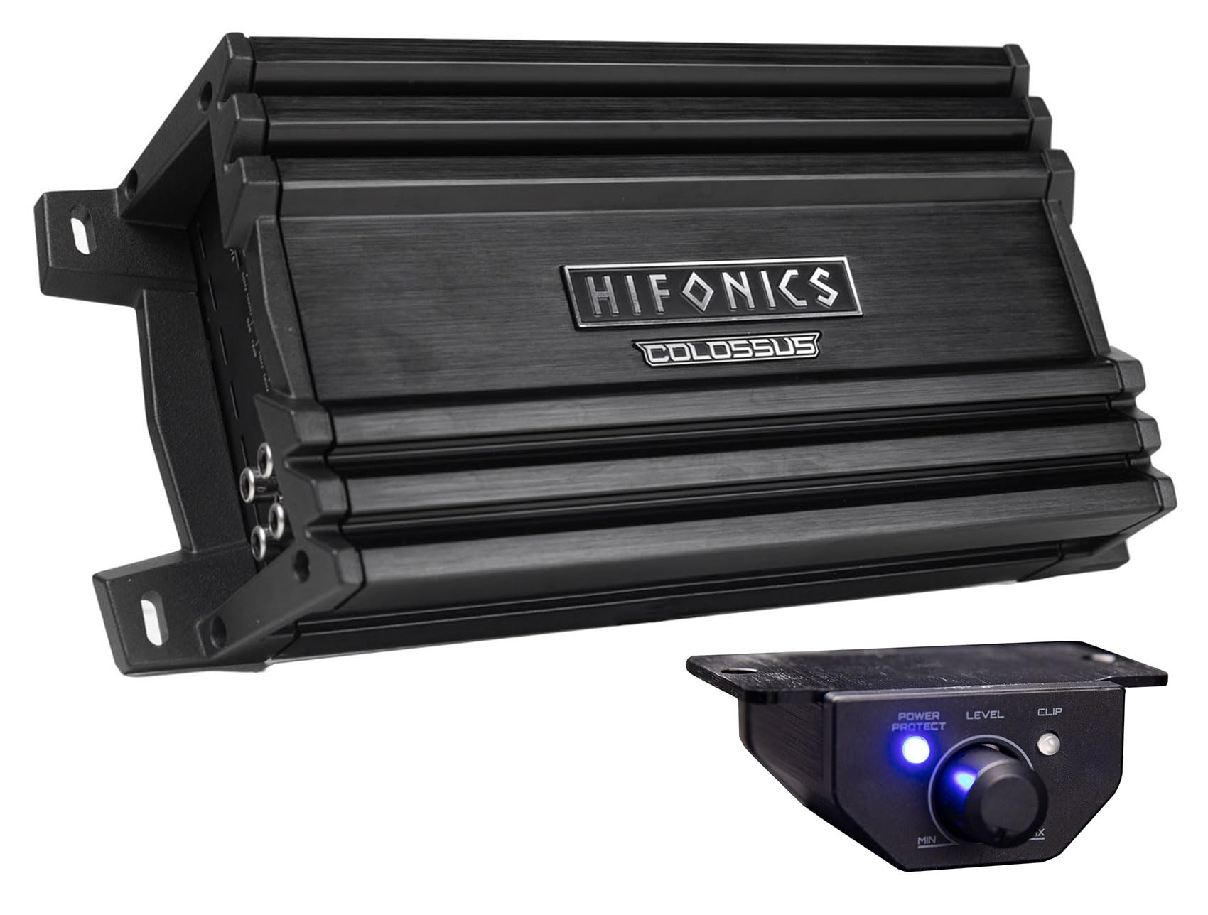 Audiosavings Bundle: Hifonics HCM-1500.1D 1500 Watt Mono Amplifier Mini 1 Ohm Class D Car Stereo Amp Bundle with Rockville RWK21 2 Gauge Amp Installation Kit ANL Fuse Holder (2 Items)