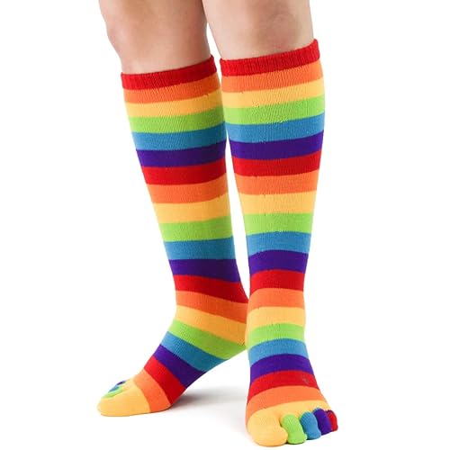 Foot Traffic, Toe Socks - One Size - Rainbow