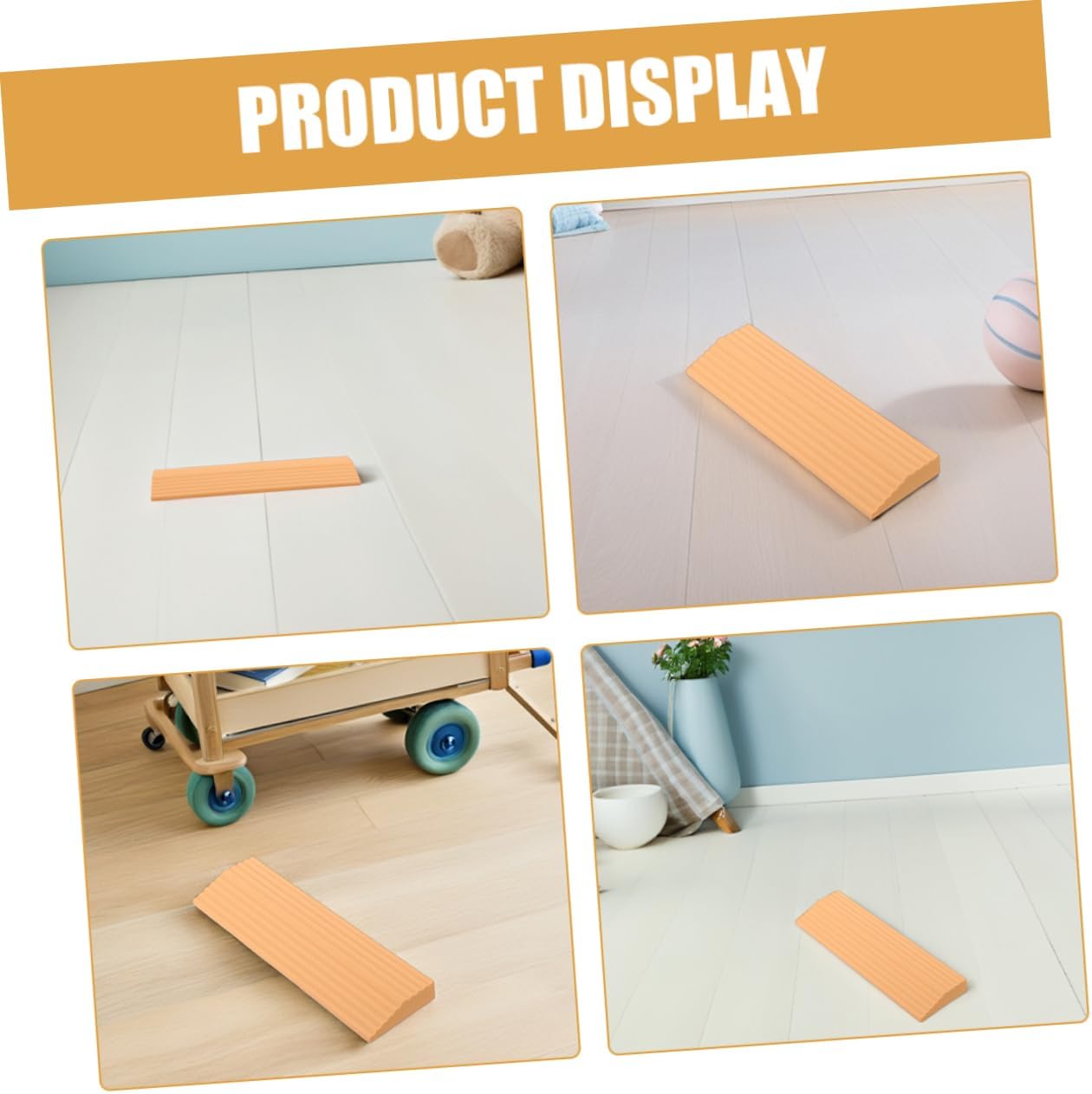3pcs Portable Ramp Pad for Robot Vacuums Lightweight Climbing Mat for Door Thresholds and Steps Indoor Use Easy Navigation