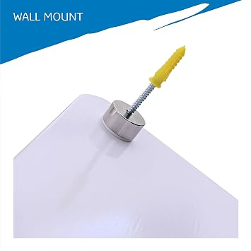 Iceberg Clarity Glass Personal Dry Erase Board, Office Supplies, with Ultra-White Back and Aluminum Frame, 9 x 12