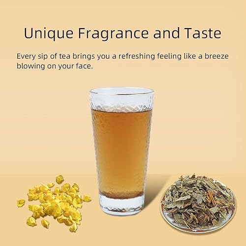 Miniatura 2 de HANFANGLING Mullein And Houttuynia Cordata - Té de hierbas desintoxicante y respiratorio, hidratante y nutritivo pulmón, hierba natural. 20 bolsas