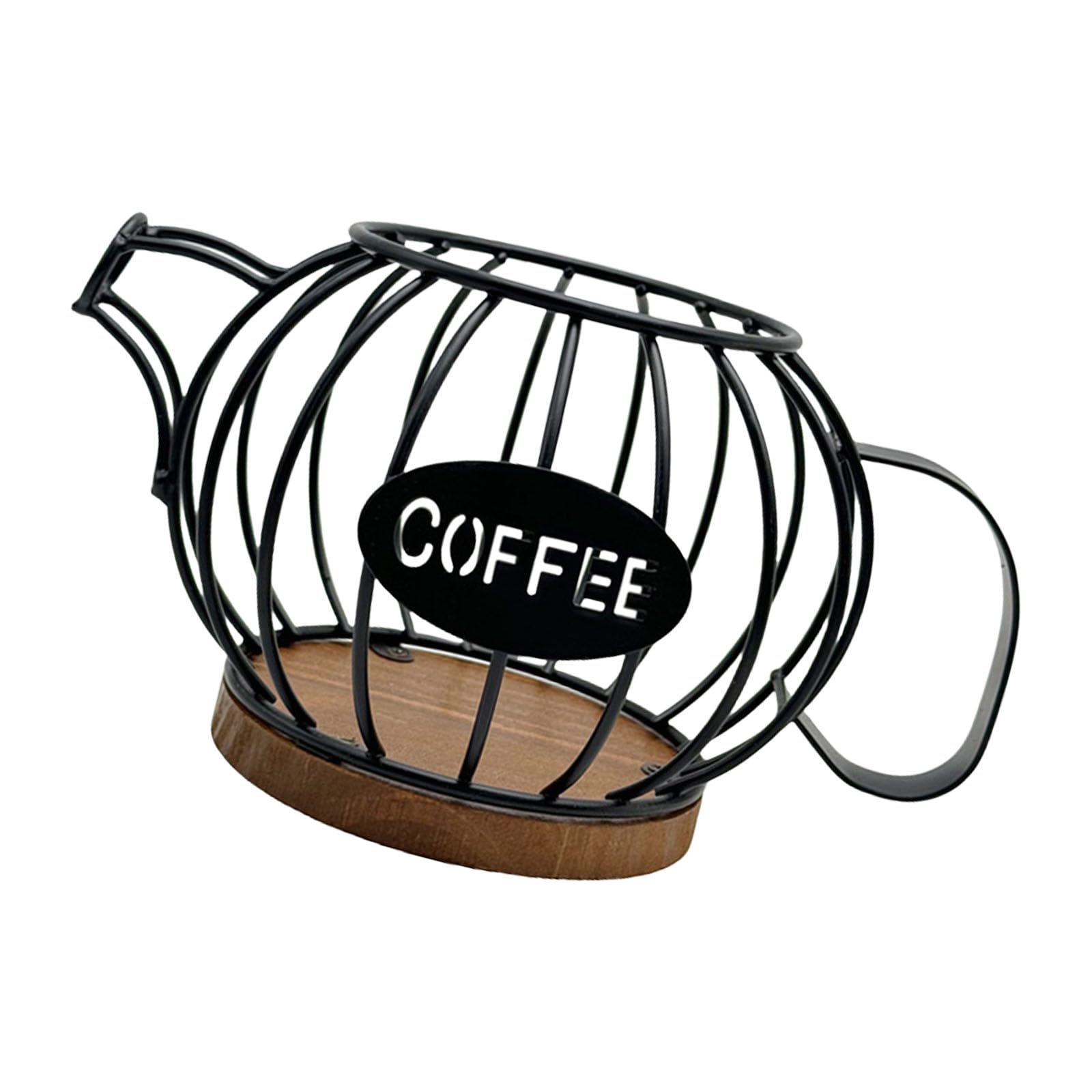 Buxuaaaa Practical Sturdy Coffee Storage Basket with Covers Home Decoration for Neat Arrangement of Coffee Accessories Use Storage Solution