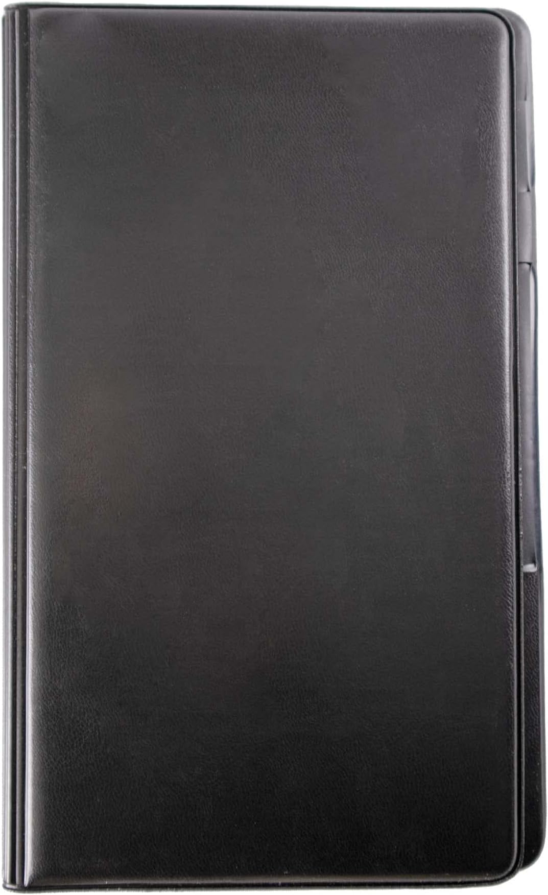 Risch Deluxe Waitstaff Pad Holder, Server Book For Guest Order Check Pads, Money, Receipts, And Credit Cards; For Restaurant Waiters And Waitresses, 3 Pockets And Pen Holder, 5 x 9, Black, 12 Pack