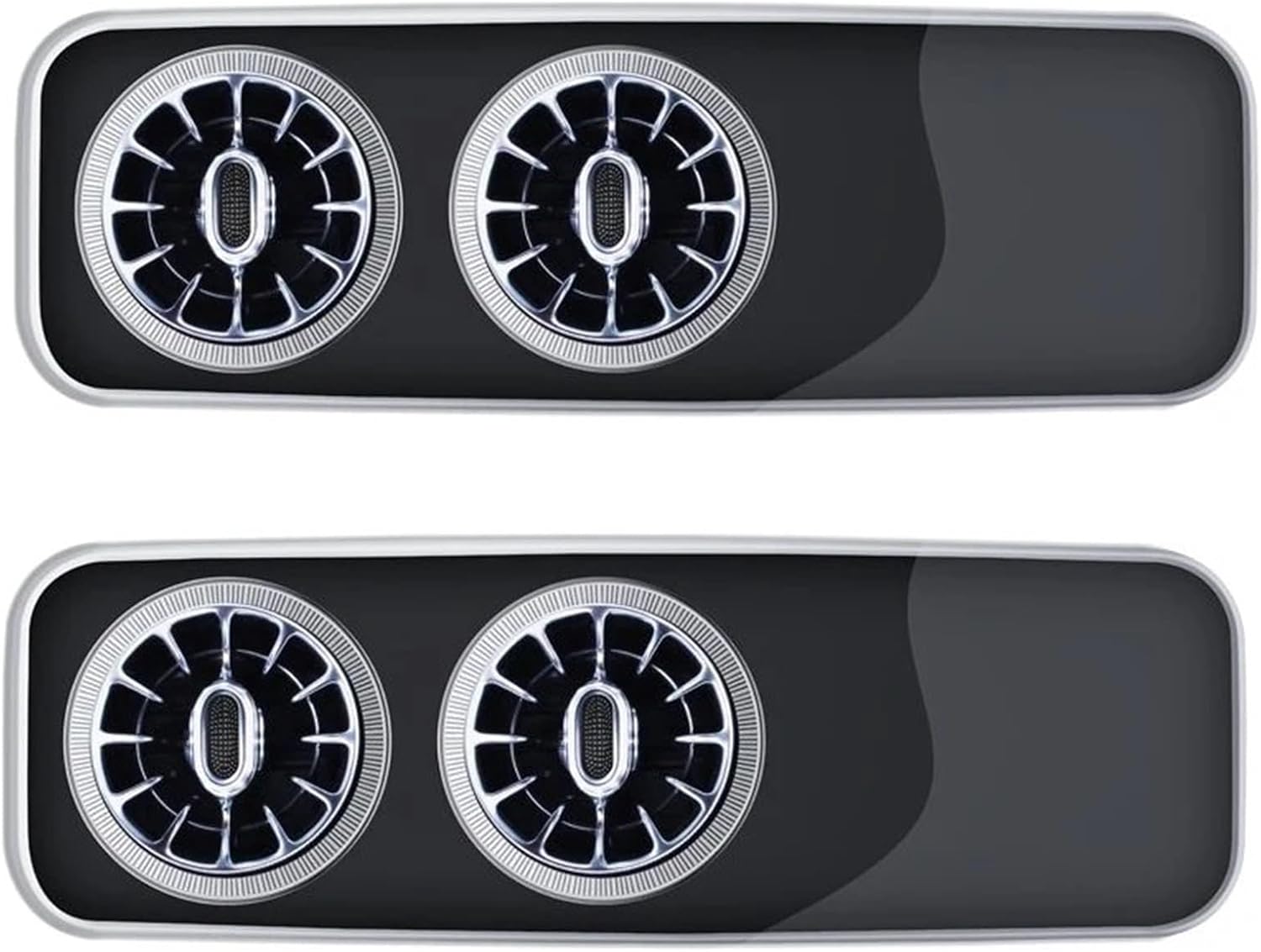 Black Interior Rear Roof Air Vent Outlet Cover Trim Car Accessories Compatible for Benz Vito V-Class W447 2014-2023 V250 V220