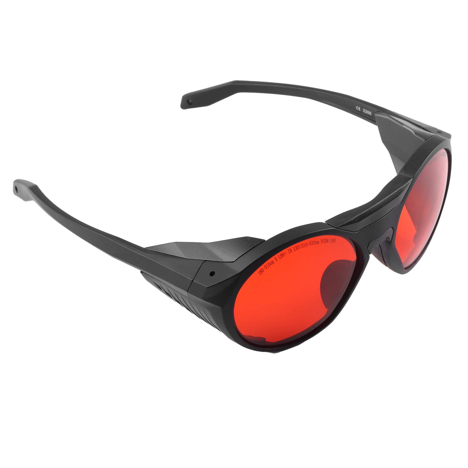 Safety Glasses, Protective Glasses OD6+ Light Absorption for Block UV Blue, Red
