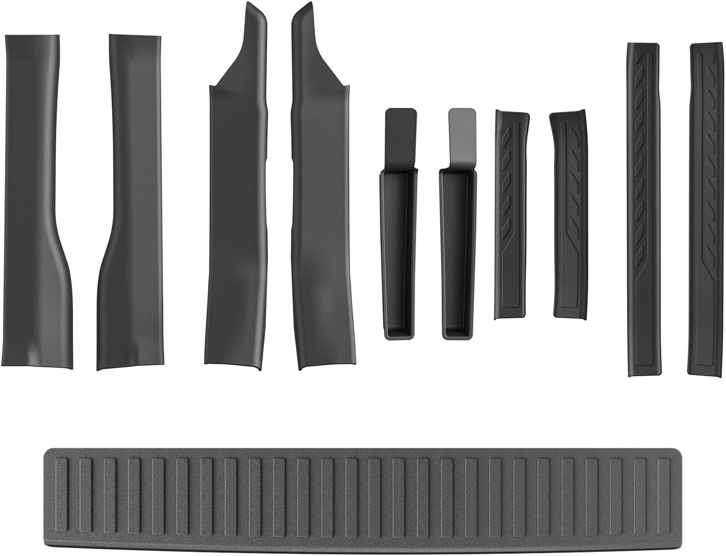 Rear Bumper Step Pad Compatible with 2022-2025 Ford Maverick Rear Door Entry Guard TPE 10 PCS Door Sill Protector No Lariat Replacement for 2022-2025 Ford Maverick Accessories