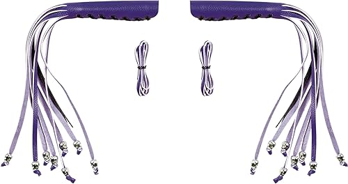 Miniatura 7 de Dream Apparel Fundas de piel sintética para palanca de motocicleta con flecos, fundas de embrague de freno de motocicleta con flecos