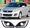 Dreamseek LED DRL Compatible with Suzuki Swift Dzire 2014 2015 2016 Daytime Running Light Fog Driving Lamp Bezel