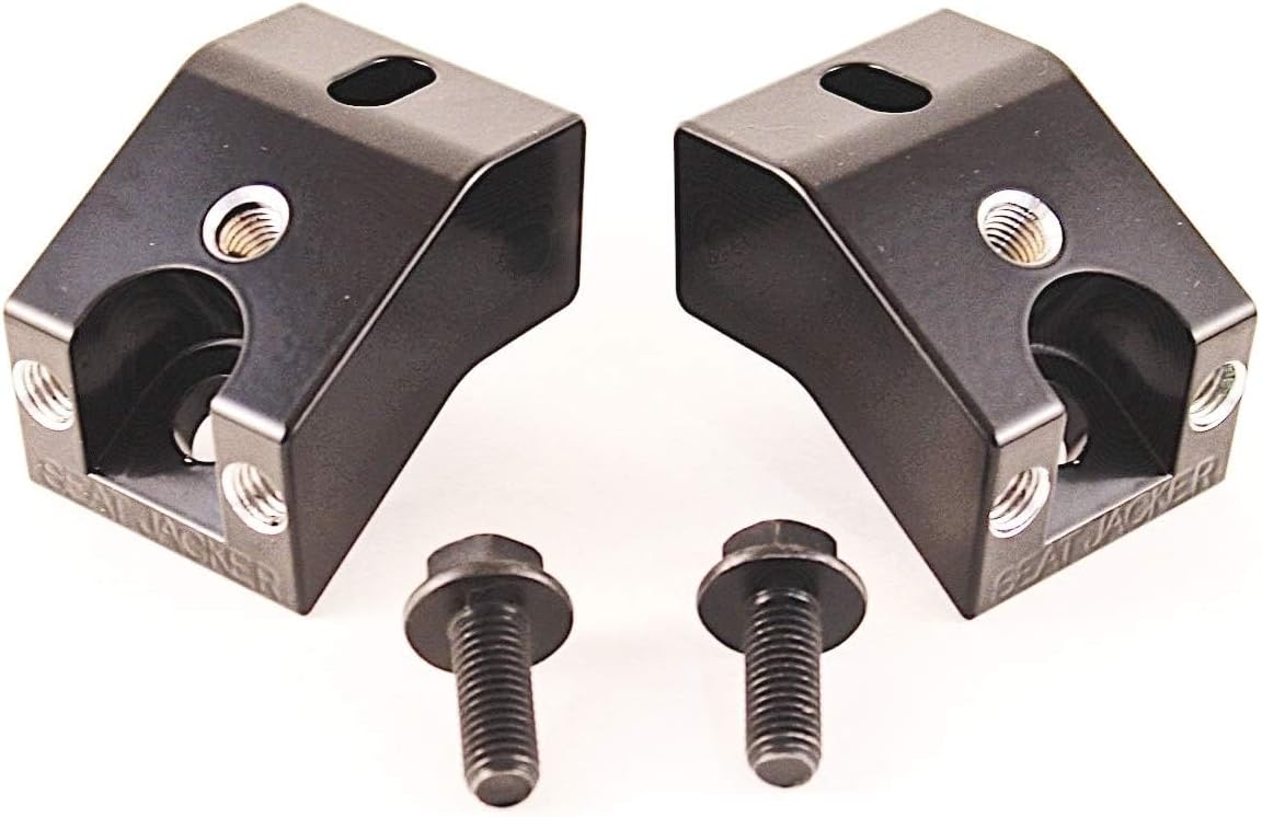 Front Seat Jackers® - Made in USA, Seat Riser, Seat Spacer, DDI Original Design, Solid Aluminum, Factory Grade or Better Hardware, Compatible with Toyota Tacoma, 4Runner, FJ, and Lexus GX