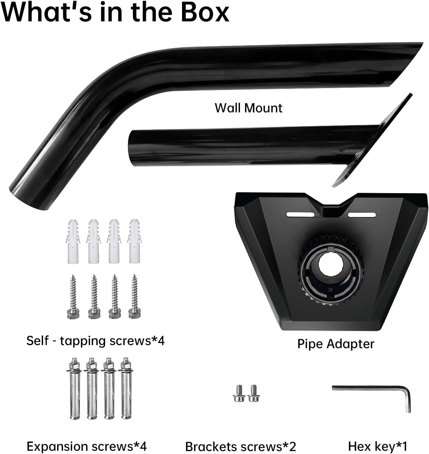 Starlink Gen 3 Mount with Pipe Adapter, Adjustable Mounting Kit Compatible with V3 Starlink Standard Dish, Wall Mount/Roof Mount for Starlink Internet Kit Satellite