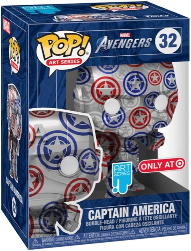 Funko Pop! Art Series: Marvel Avengers - Captain America (Special Edition)