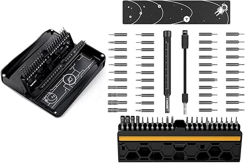Kit de destornilladores de precisión, juego de herramientas de reparación 47 en 1, puntas de destornillador magnéticas, varilla de extensión y