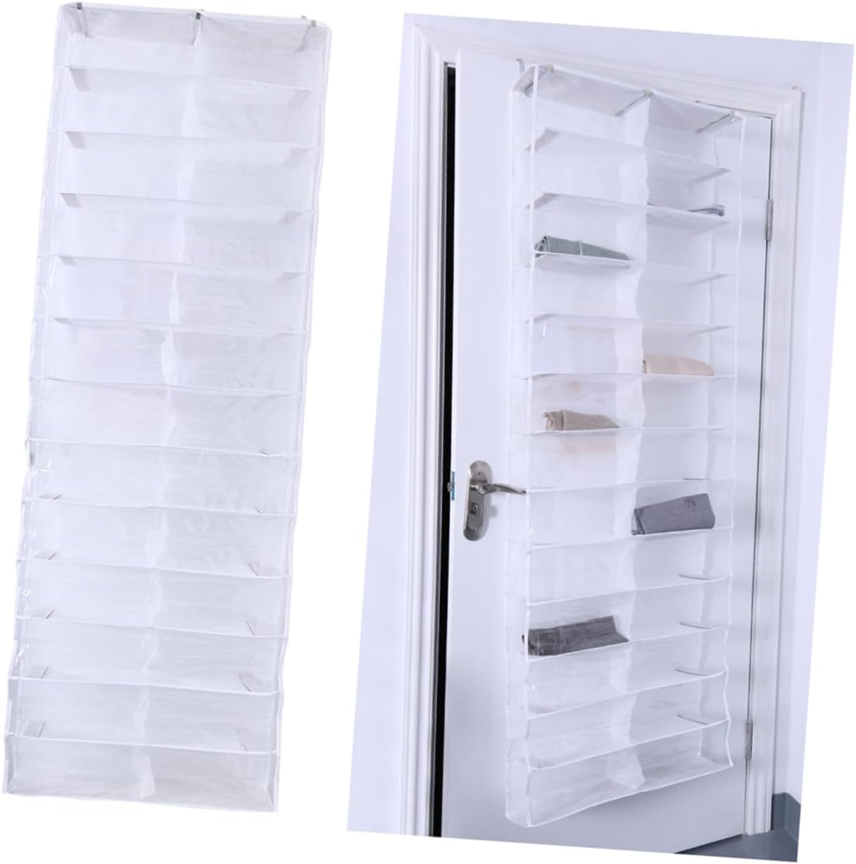 Zerodeko 2pcs over The Door Hanger Shoes Organizer Closet Storage Rack Space Saver Hanging Organizer