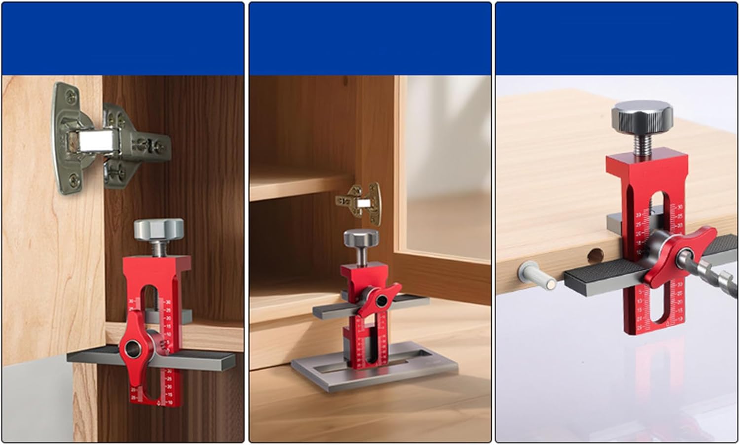 キャビネットドアジグ 引き出しハンドル位置決めツ？ル 家具製作 大工プロジェクト キッチンキャビネッ-모바일 11번가