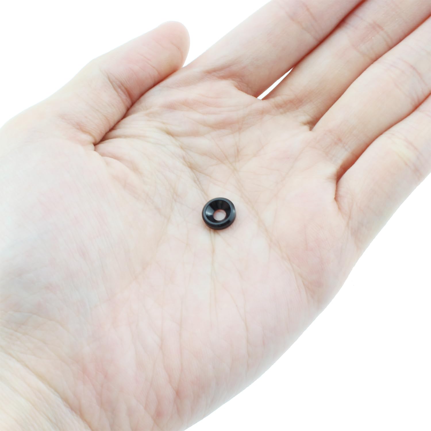 TAODAN 20x M3 Senkkopf-Unterlegscheiben – Alu Eloxiert Schwarz, Für RC, Drohnen & Mechanik, 8x3,1x2 Mm