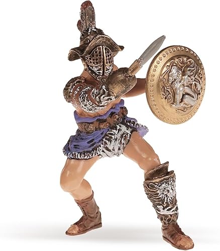Papo - Figura pintada a mano - Historicals - Gladiador -39803 - Coleccionable - para niños - Adecuado para niños y niñas - a partir de 3 años