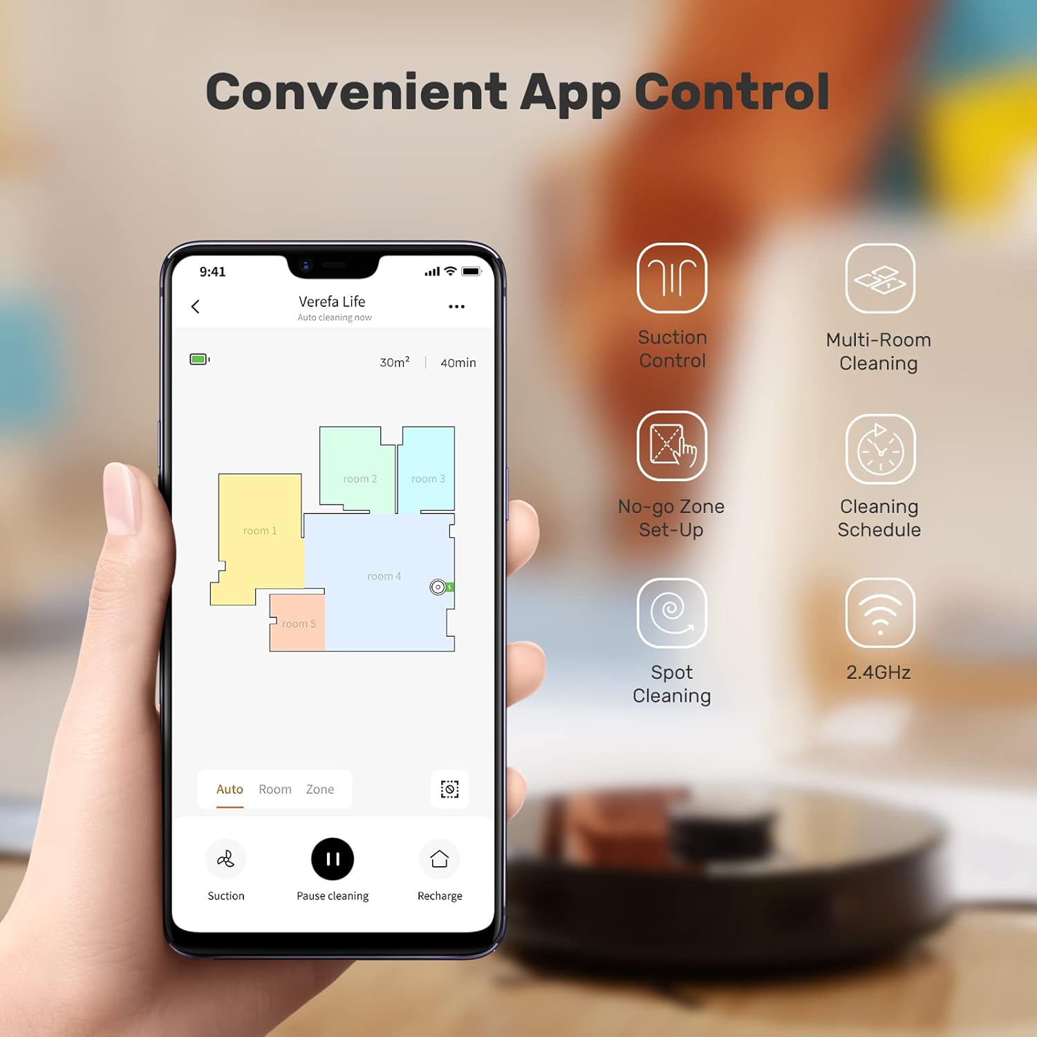 Verefa L11 Pro Robot Vacuum Self Emptying, LiDAR Navigation Robot Vacuum Cleaner, Up-to 210Mins Runtime, 2700Pa, Carpet Detection, Smart Mapping, App Control, Compatible with Alexa, Ideal for Carpet -