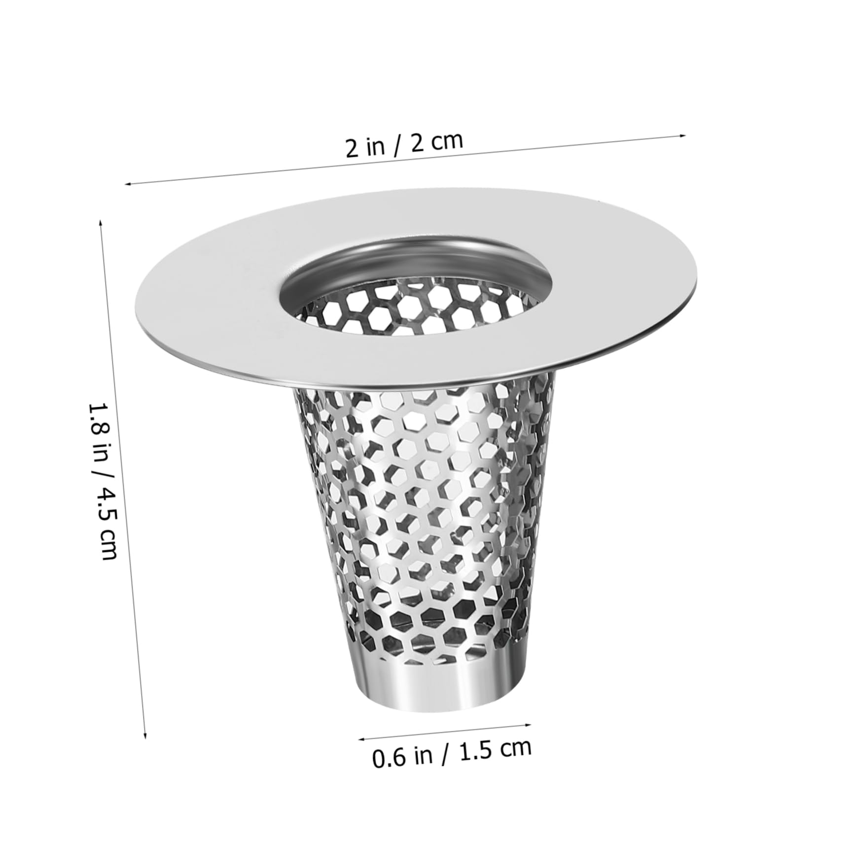 jojofuny 24stücke Abflusssiebe Effektive Haarfänger Für Und Waschbecken Mesh-Design Einfache Installation Und Einsetzbar Für Küche Bad Und Wc