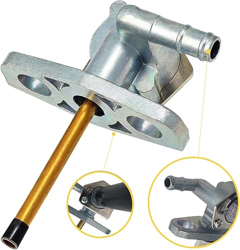 Miniatura 4 de Earlyred Grifo de válvula de combustible con tornillo de palanca compatible con Honda Recon 250 TRX250 Rancher TRX350 TRX420 Foreman TRX450 Rubicon