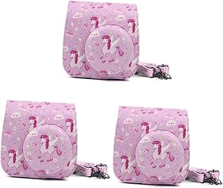 Generic Protetor Para Câmera Instantânea 3Pcs Caso Para Câmera Instantânea Caso De Câmera Saco De Câmera Para Protetor De Câmera Instantânea Para Caso De Câmera Instantânea Para Shell Pu