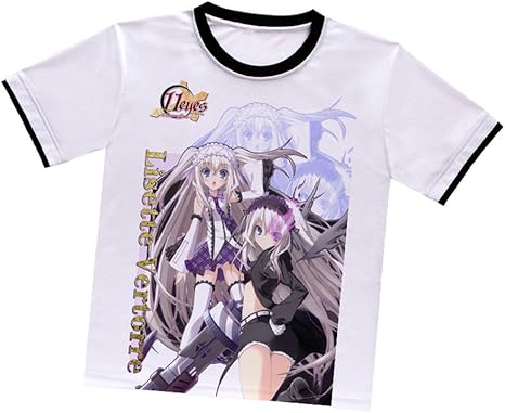 菊亭屋 11eyes 罪と罰と贖いの少女 リゼットヴェルトール 半袖 Tシャツ コスプレ道具 アニメ 仮装 コスチューム T Xxl コスプレ 仮装 ホビー
