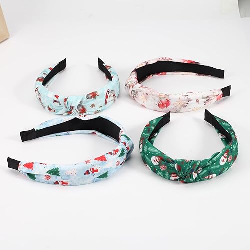 Miniatura 9 de 4 diademas de Navidad para mujer, árbol de Navidad, Papá Noel, muñeco de nieve, muleta, copo de nieve, bandas para el cabello, celebración, fuegos