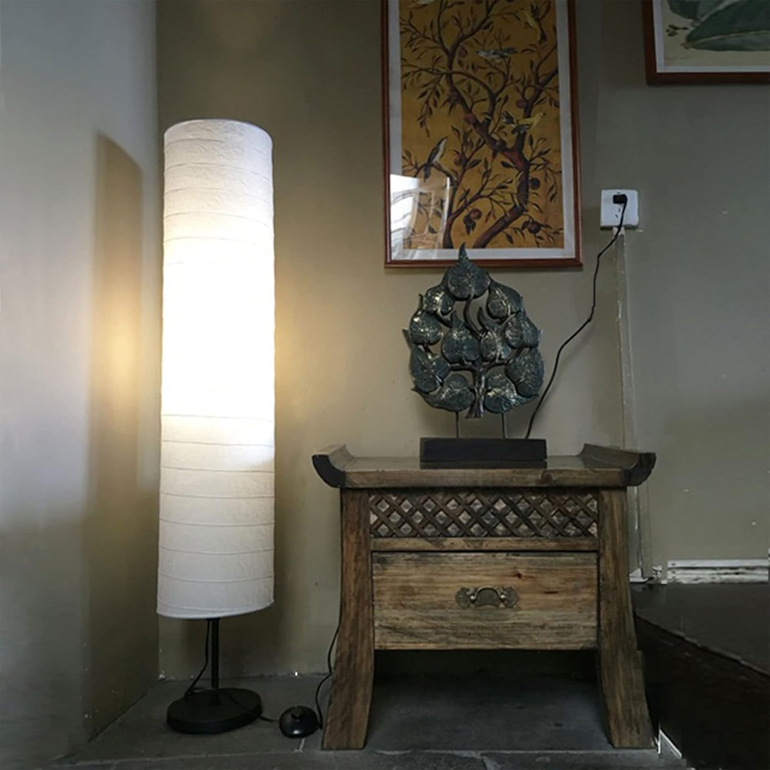 European Light Cover for Creative Floor Light Lamp Shade Decoration European Paper Design to Use Paper Lampshades for Floor Lamps Replacement