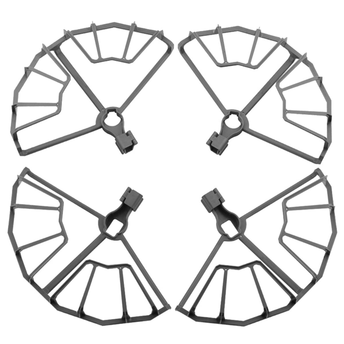 4 Piezas Protector de Hélices Anticolisión para Drones Zoom de Accesorios de Dron Diseño Absorbente de Choques Instalación