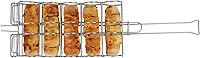Grelha Churrasqueira para Pão de Alho e Milho 60x17x6,5cm