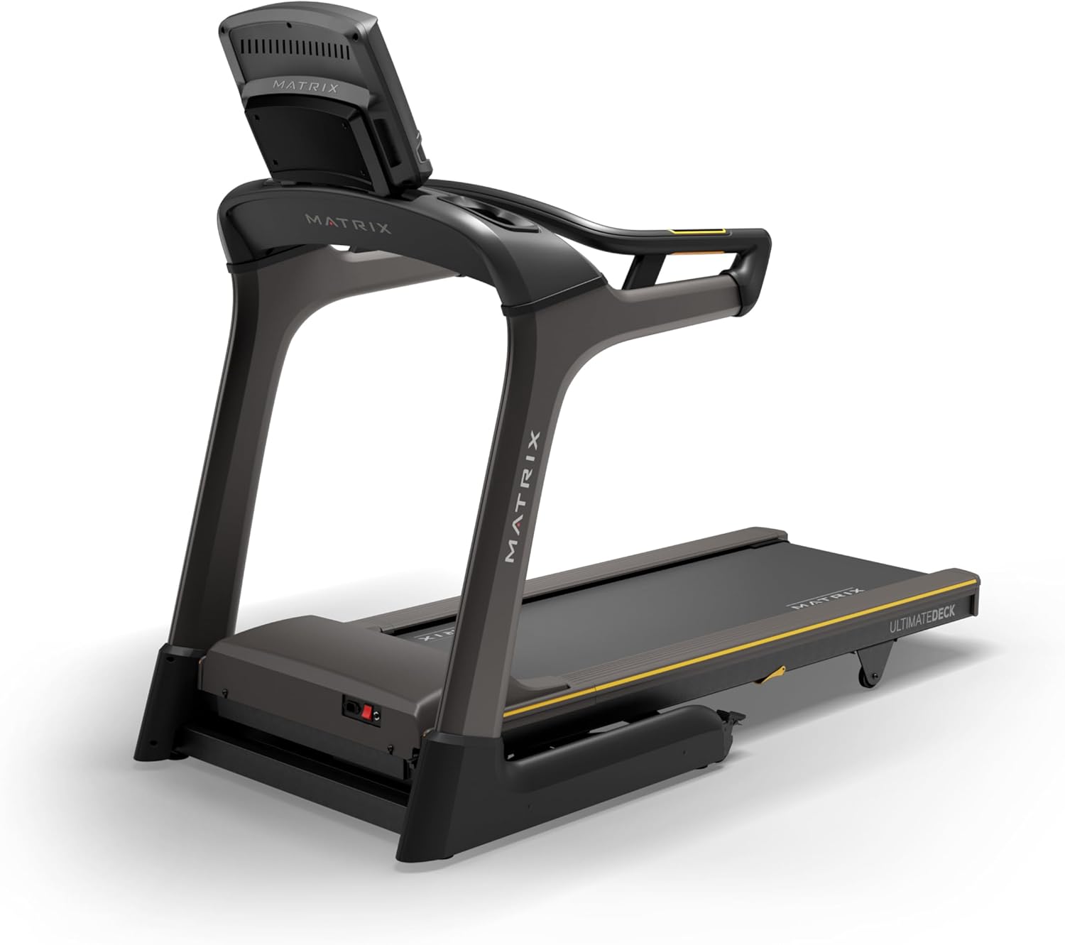 Matrix Fitness TF30 Treadmill with XER | 10" Touchscreen (WiFi+BT) | Club-Quality Folding Treadmill for Running, 5K & Marathon | Heavy-Duty Frame, Extra-Thick 20"x55" Deck, Industrial Cushioning