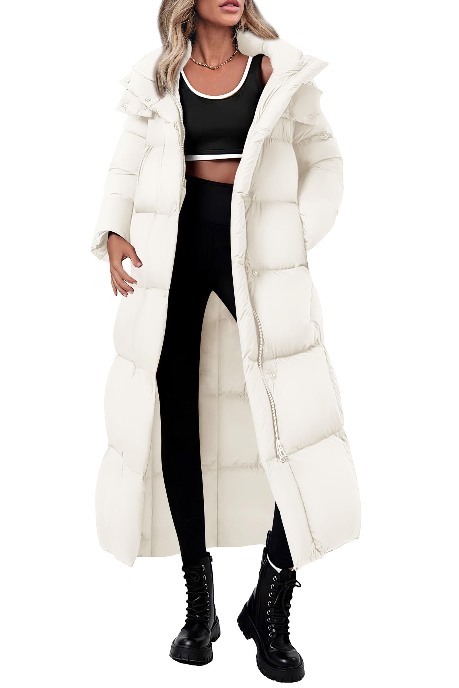 PRETTYGARDEN Winter Long Puffer Coat