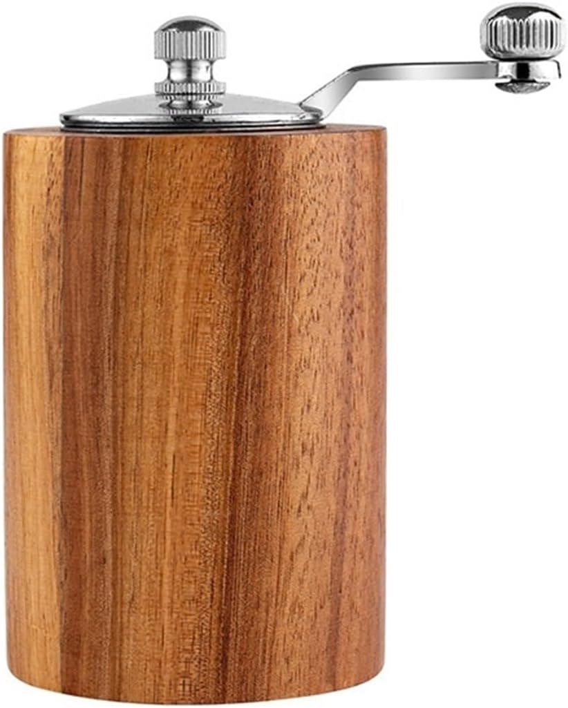 Salt and pepper grinder set, Manual Salt Wooden Spice Coffee Grinder Adjustable Kitchen Grinding Gadget Pepper or