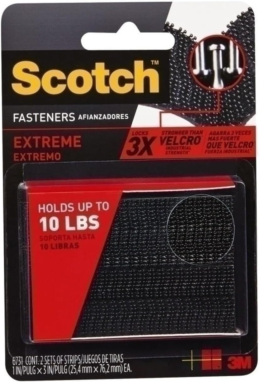 Amazon.com: Scotch Heavy Duty Reclosable Fasteners,1 in by 3 in,2 Sets ...