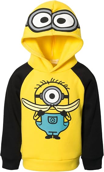 Despicable Me Minions Cosplay Fleece Hoodie Toddler to Big Kid
