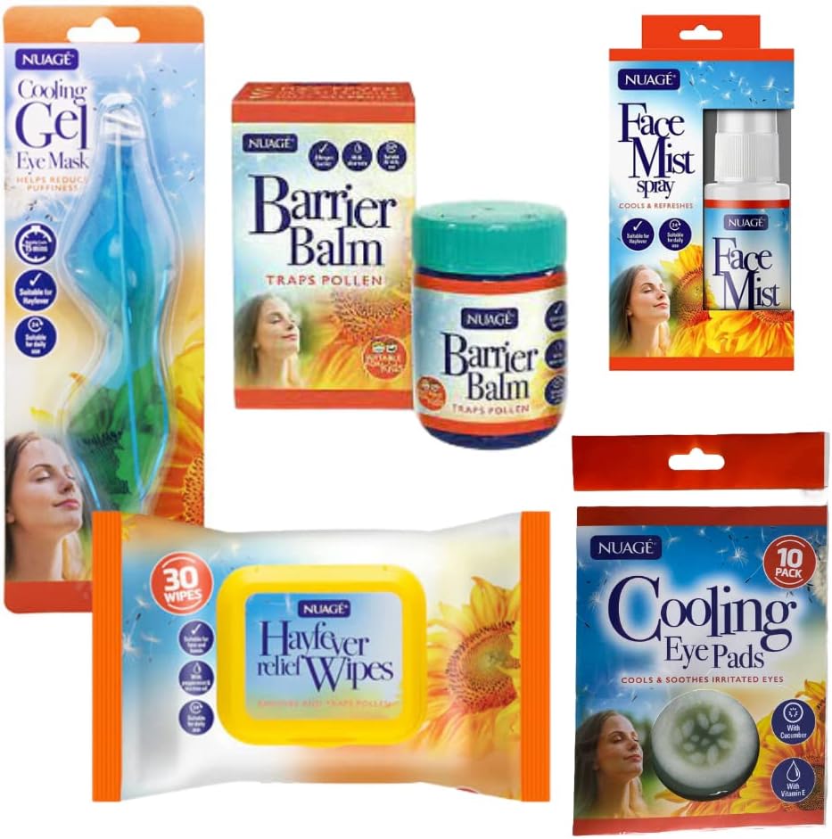 Hayfever Survival Kit Hayfever Relief Wipes Face Mist Spray