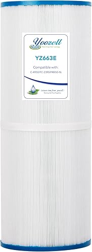 Cartucho de filtro de spa PRB50-In compatible con Unicel C-4950 50 pies cuadrados Guardian 413-212-02 Filbur Fc-2390 03Fil1600 17-2380 Darlly 40506