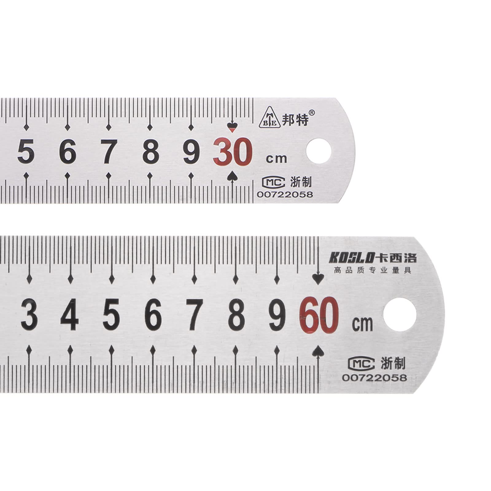 Amazon.co.jp: uxcell 直定規セット 30 cm x 26 mm & 60 cm x 38 mm