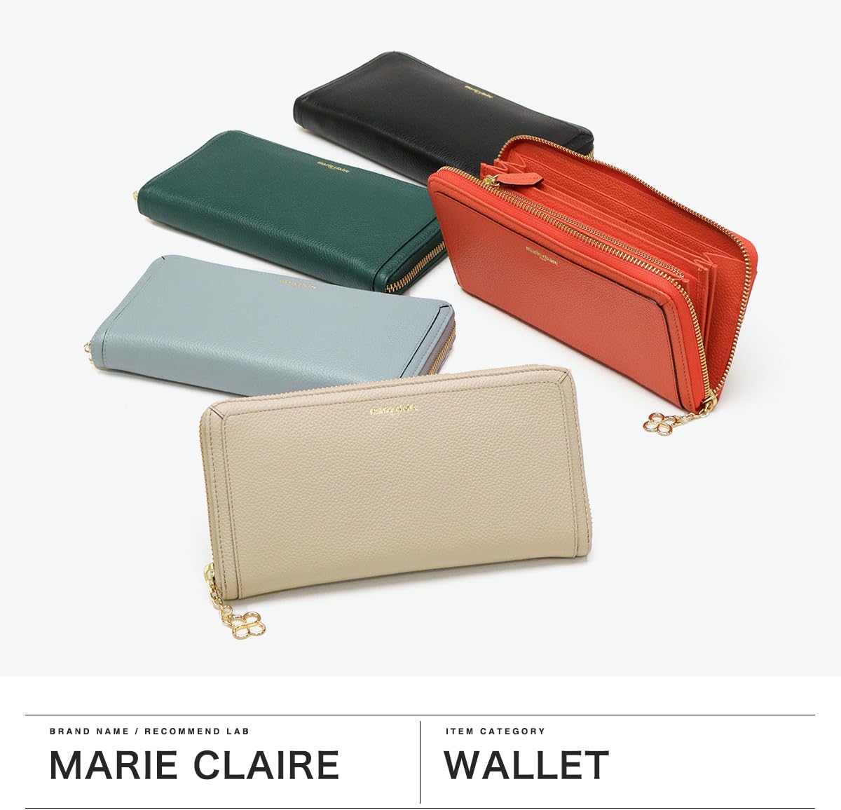 Women's Long, Round Zipper, Wallet