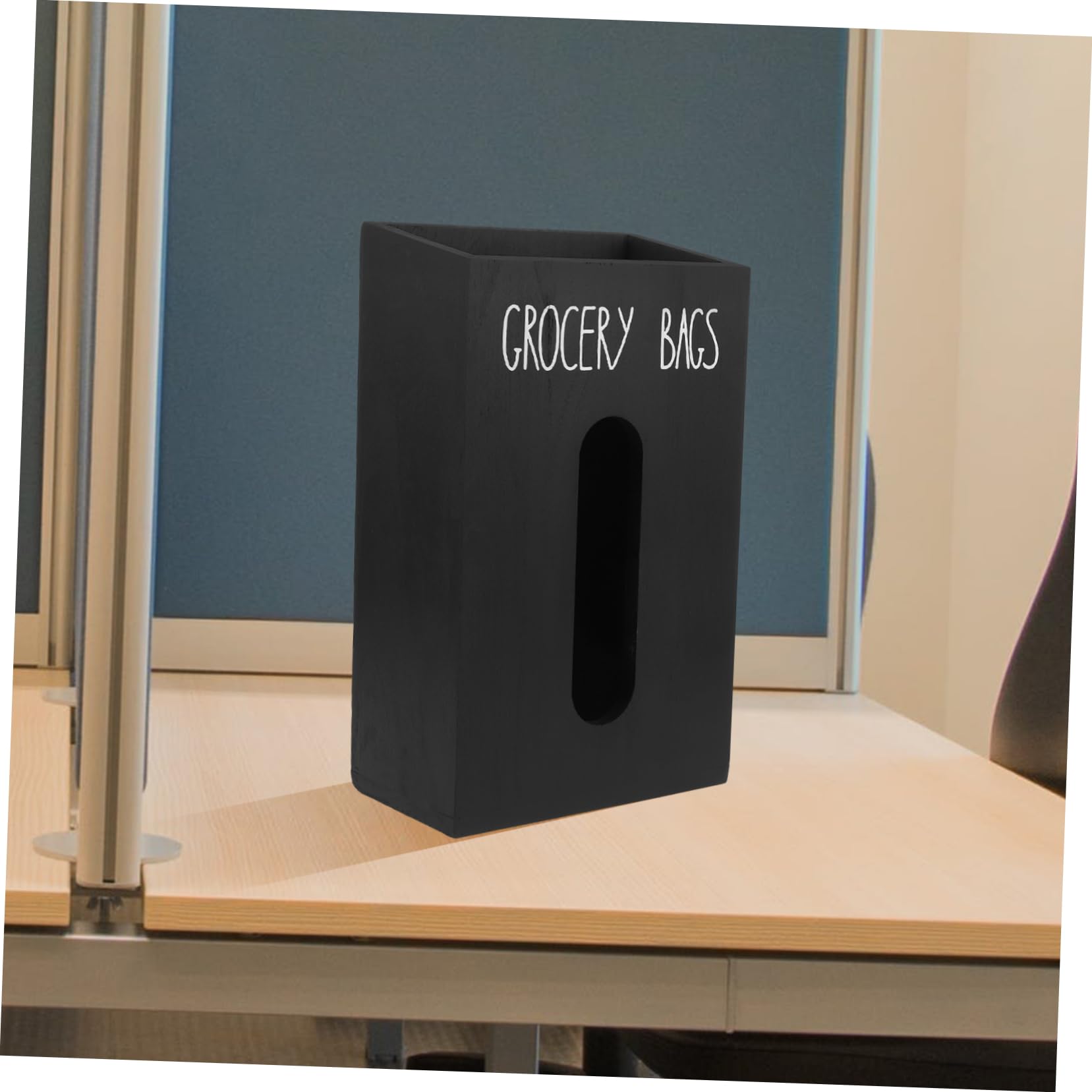 TOPBATHY Putzmittel Tragekorb Schwarzer Aufbewahrungsbox mit Deckel Platzsparend und Robust für Küche Bad und Haushalt