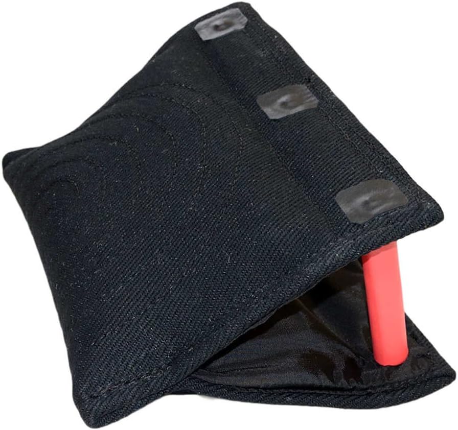 RedLine K9 3 Handle Targeting French Linen bite Wedge Tug Toy