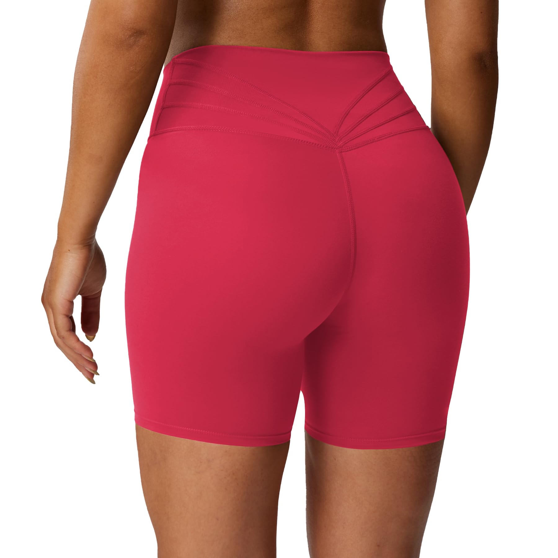Aoxjox Trinity High-Waist Biker Shorts 6"