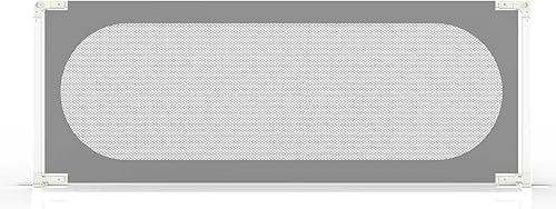 Miniatura 6 de Barandilla para cama de bebé con correa en Y de seguridad, extra larga, tamaño individual, matrimonial, queen, king, barandilla para niños pequeños