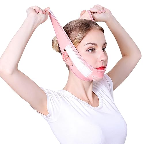 Miniatura 5 de Máscara de sueño para esculpir la cara de belleza, correa de barbilla para doble barbilla para mujer, cinturón reafirmante para adelgazar la cara,