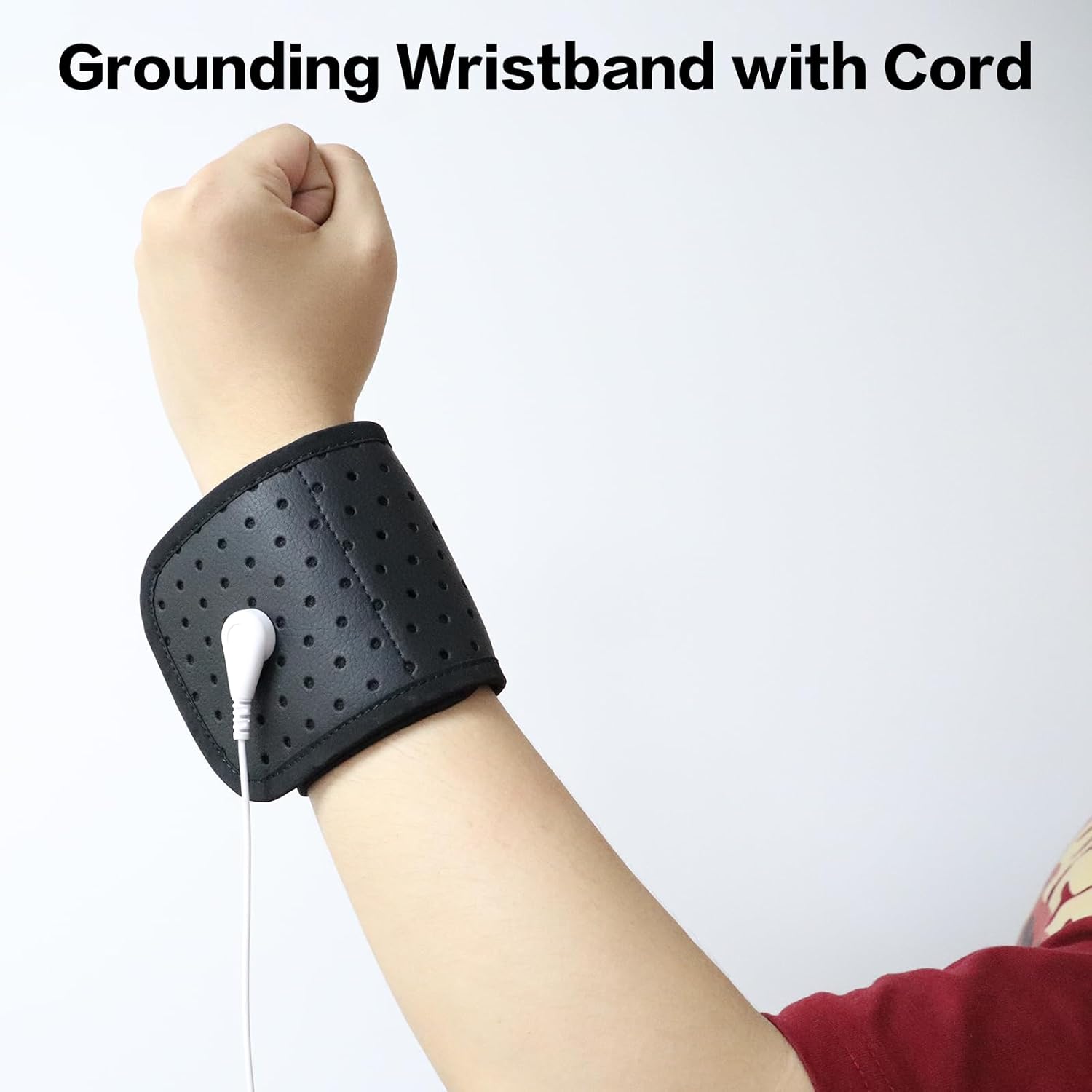 Grounding Cord, Replacement Grounding Cable Accessories for Grounding Sheets. Fits All Popular Brands White, 15 Feet