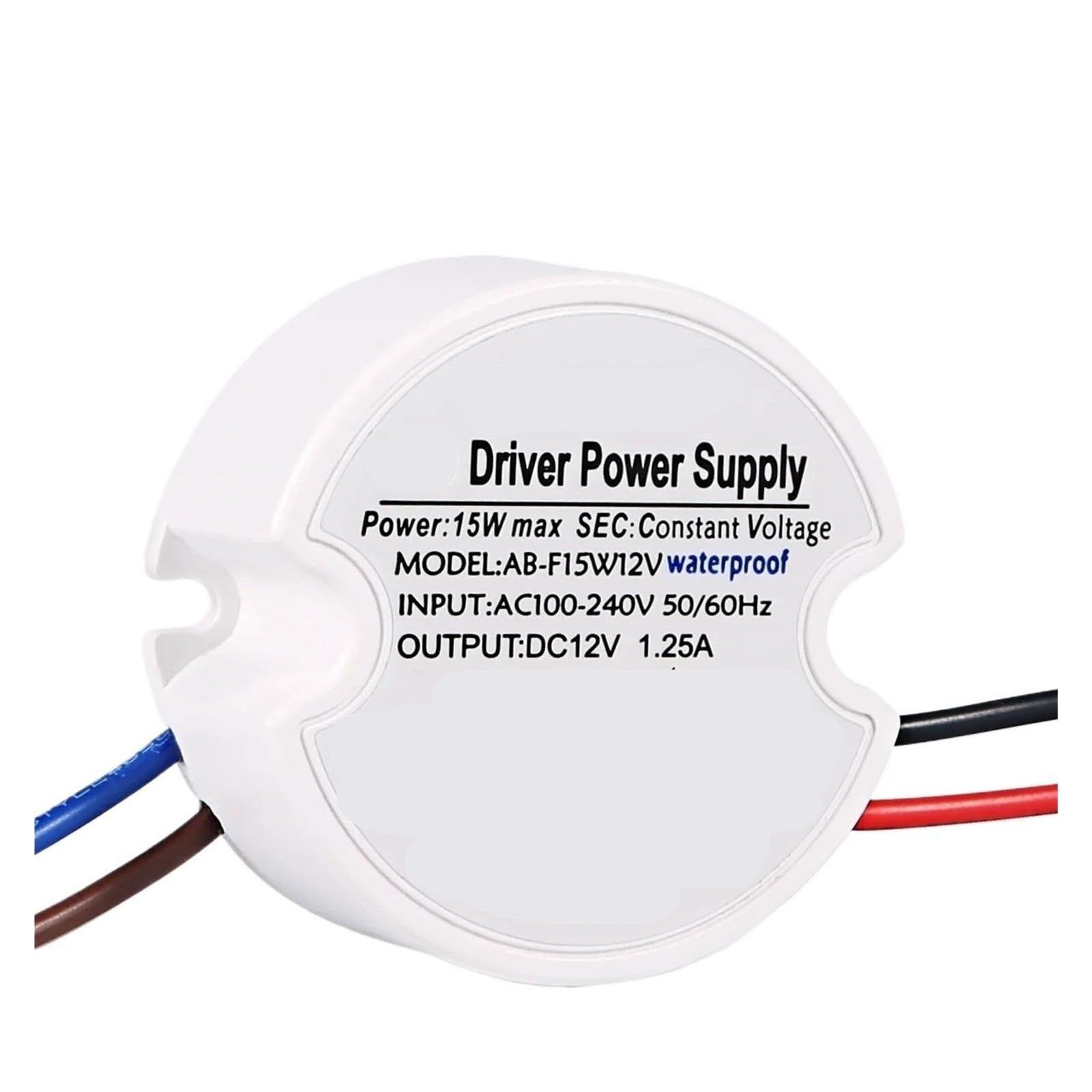 CA 110-220 V a CC 12 V 15 W 1,25 A for striscia luminosa | Adattatore di alimentazione 12V for trasformatore impermeabile CA/CC mini driver(2pcs)